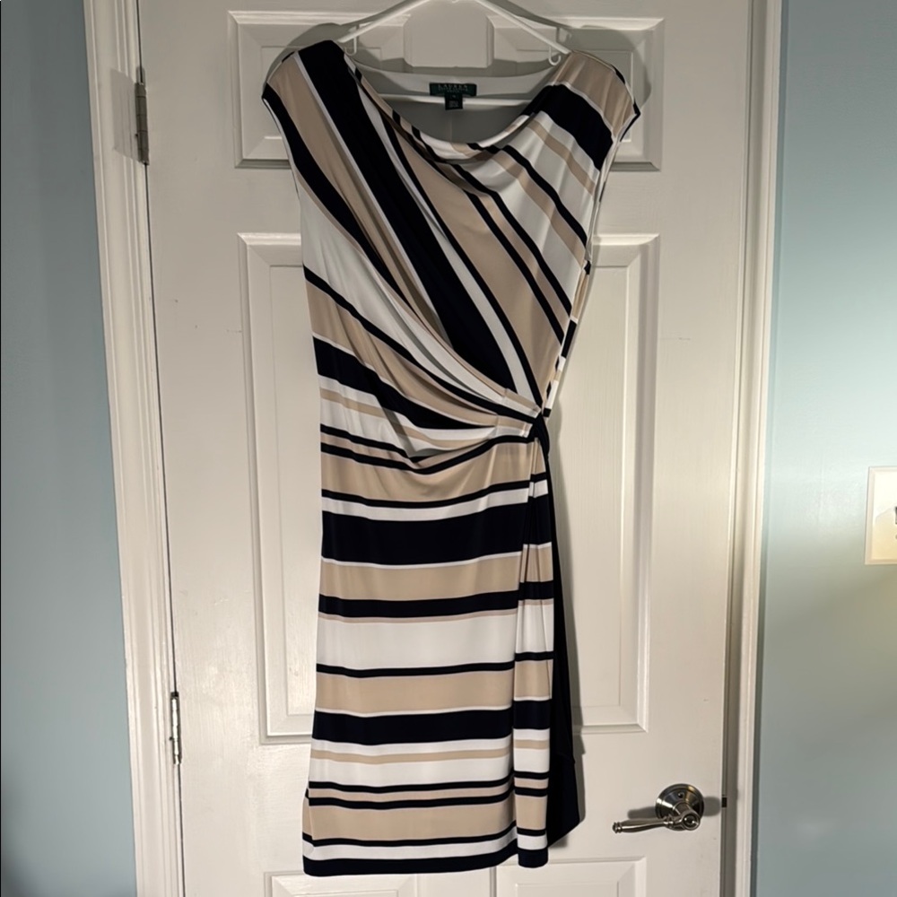 Ralph Lauren Striped Wrap Dress